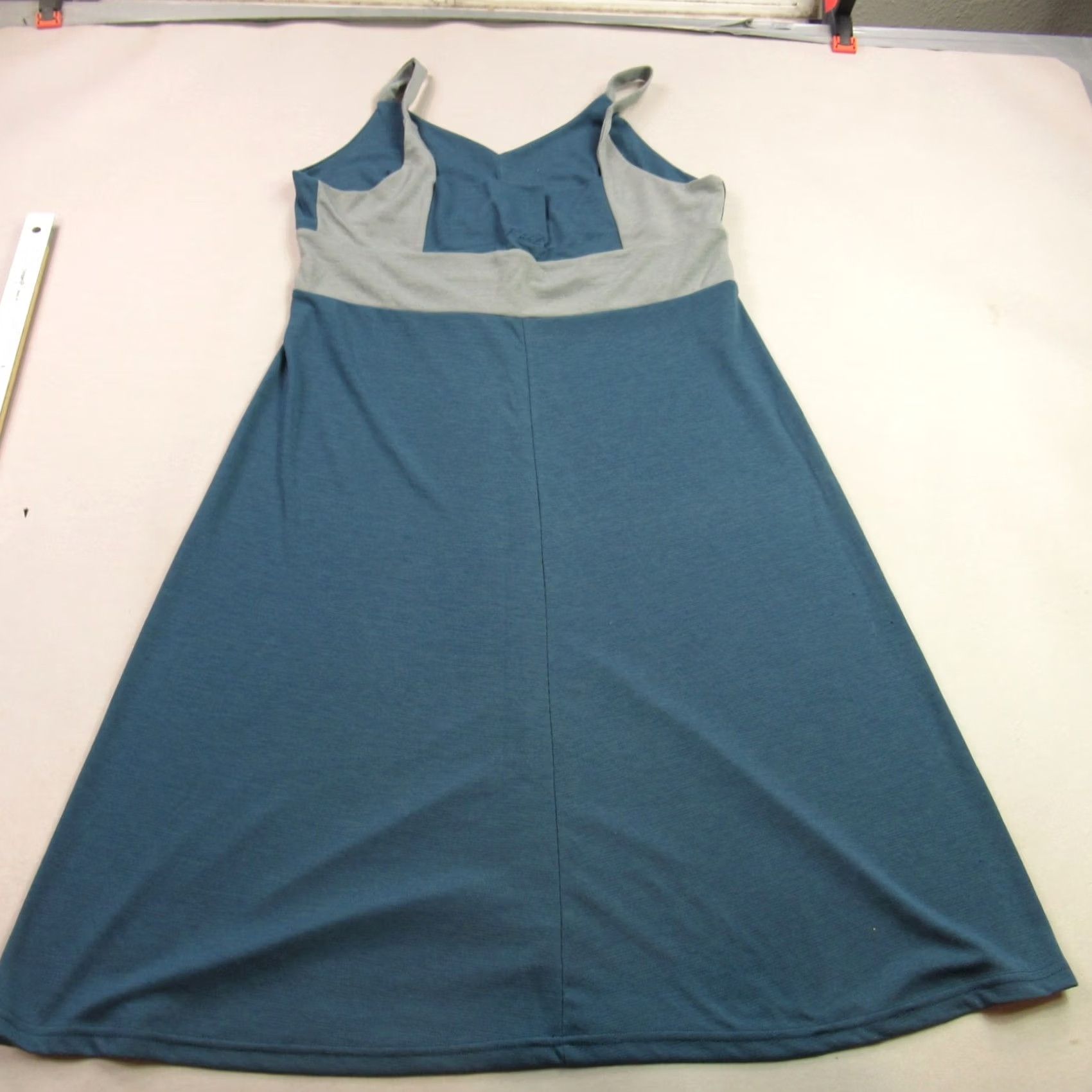 Vintage Kuhl Dress Womens XL Sleeveless Lightweight Stretch Blue V Neck Casual Dress Size XL / US 12-14 / IT 48-50 - 4 Thumbnail