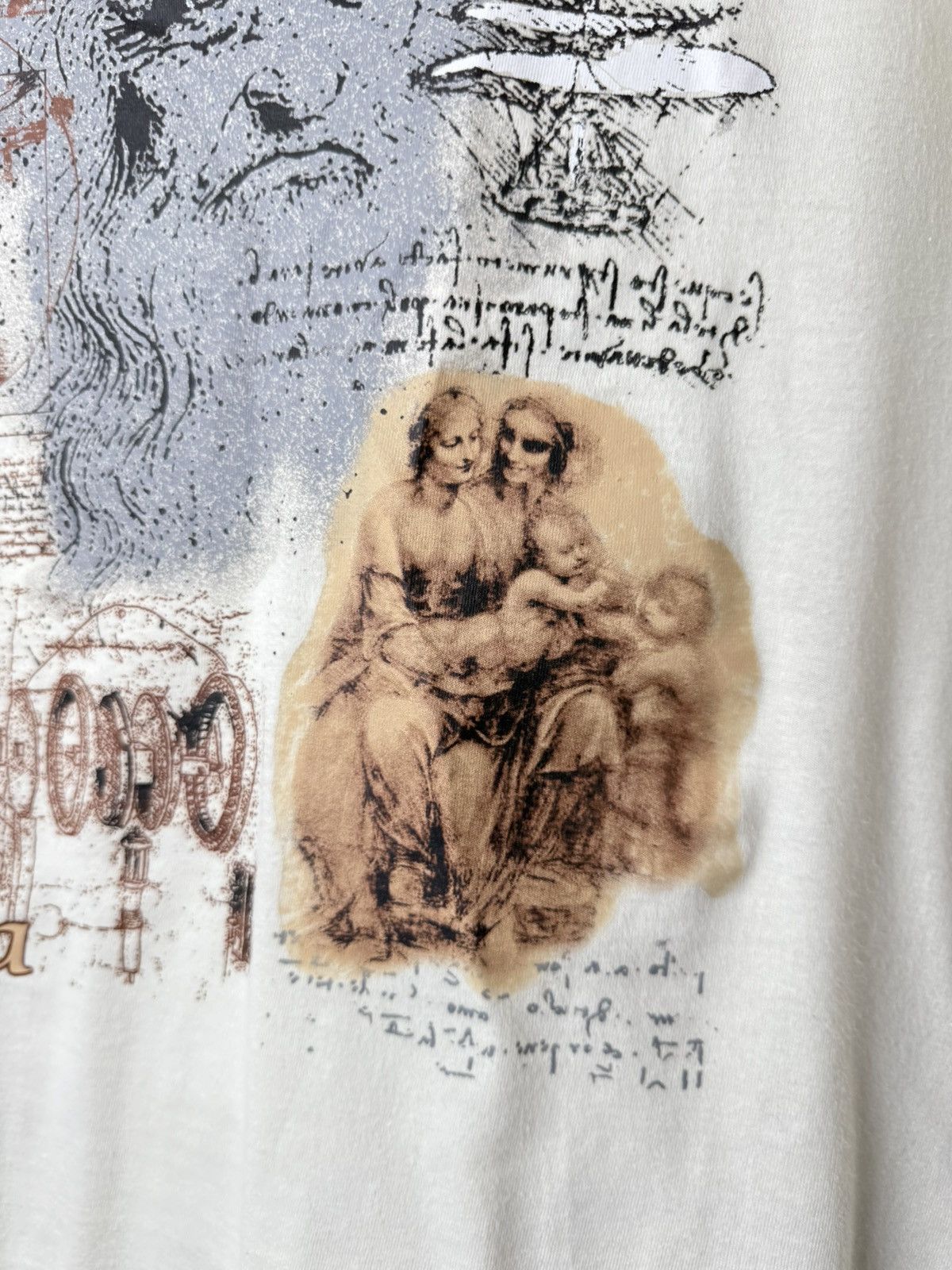 Vintage Rare Vintage Leonardo da Vinci Art T Shirt Picasso Pablo Size US S / EU 44-46 / 1 - 4 Thumbnail