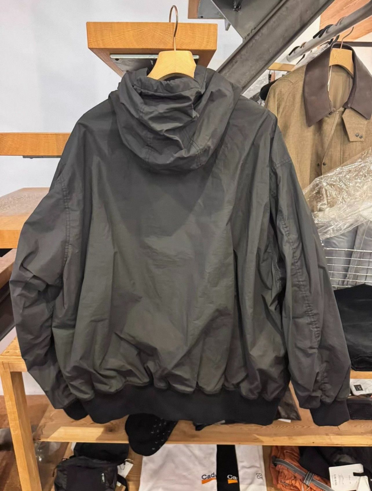 Comoli COMOLI Cotton Nylon Zip Parka Size US M / EU 48-50 / 2 - 2 Thumbnail