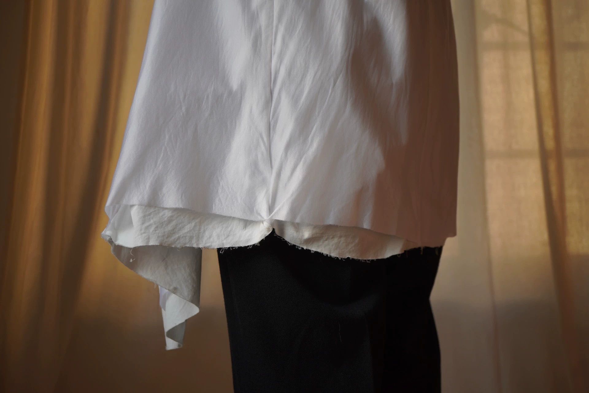 Yohji Yamamoto YOHJI YAMAMOTO 1985 Side Collar Slit Shirt Jacket S/M Size S / US 4 / IT 40 - 8 Thumbnail