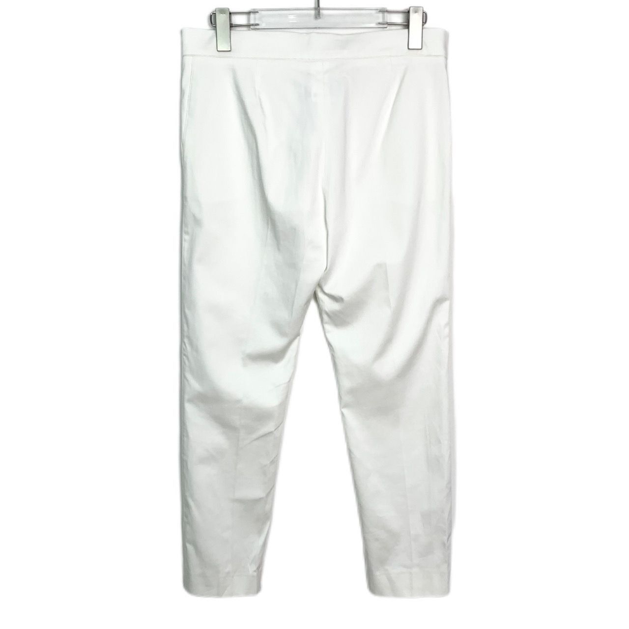 Max Mara [Maxmara] Mid-Rise Straight-Leg Trousers 44 White Size 30" / US 8 / IT 44 - 7 Thumbnail