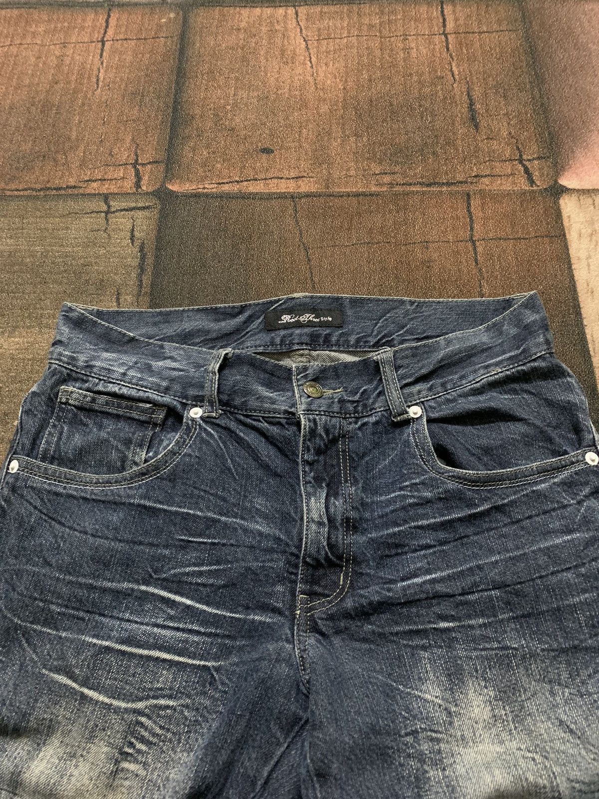If Six Was Nine × Japanese Brand × Le Grande Bleu (L.G.B.) root three style stone wash faded jeans punk grunge japanese Size US 32 / EU 48 - 3 Thumbnail