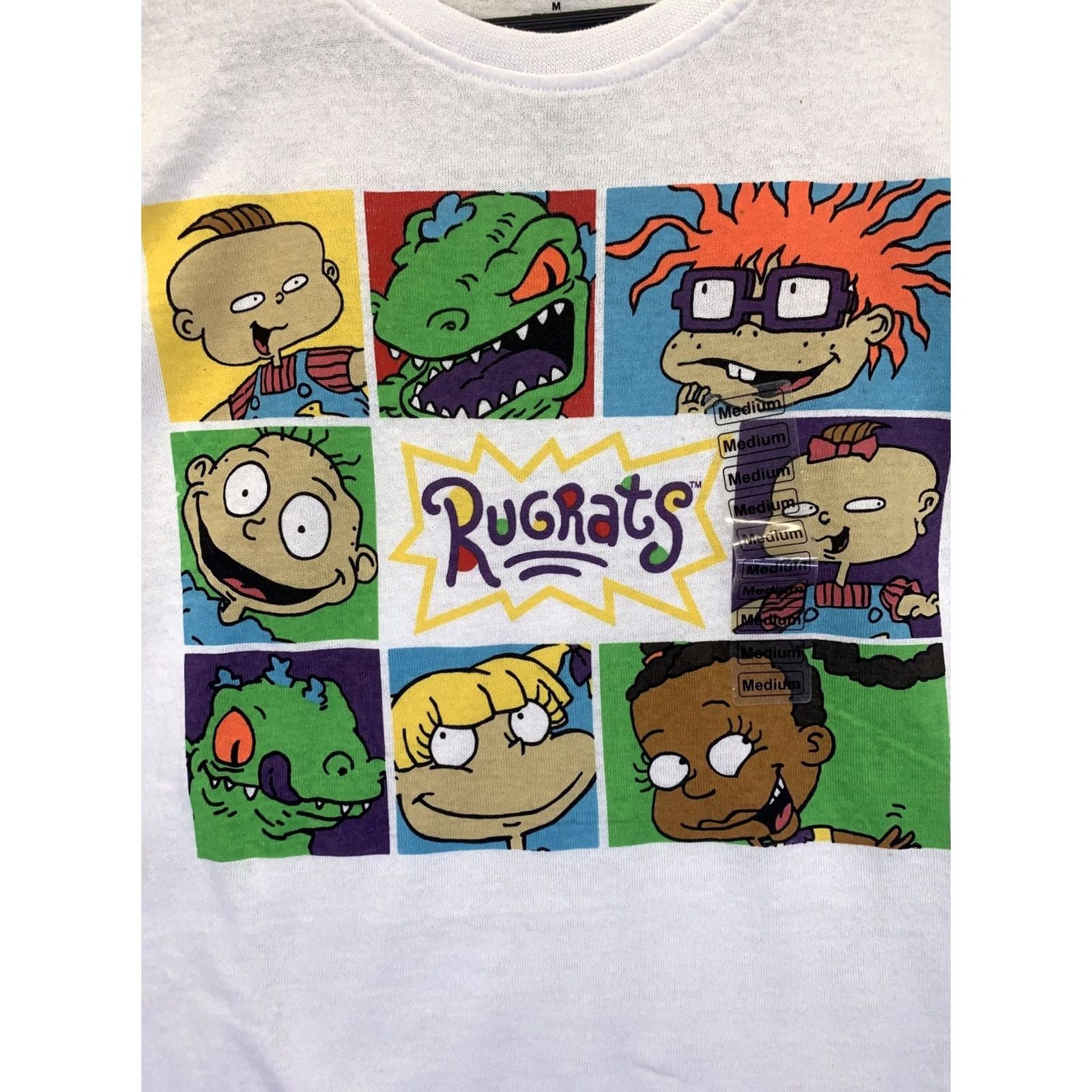 Nickelodeon Nickelodeon Rugrats Graphic T Shirt Unisex Adults M White Cotton Blend Crew Neck Short Sleeve NWD-11059 Size M / US 6-8 / IT 42-44 - 2 Thumbnail