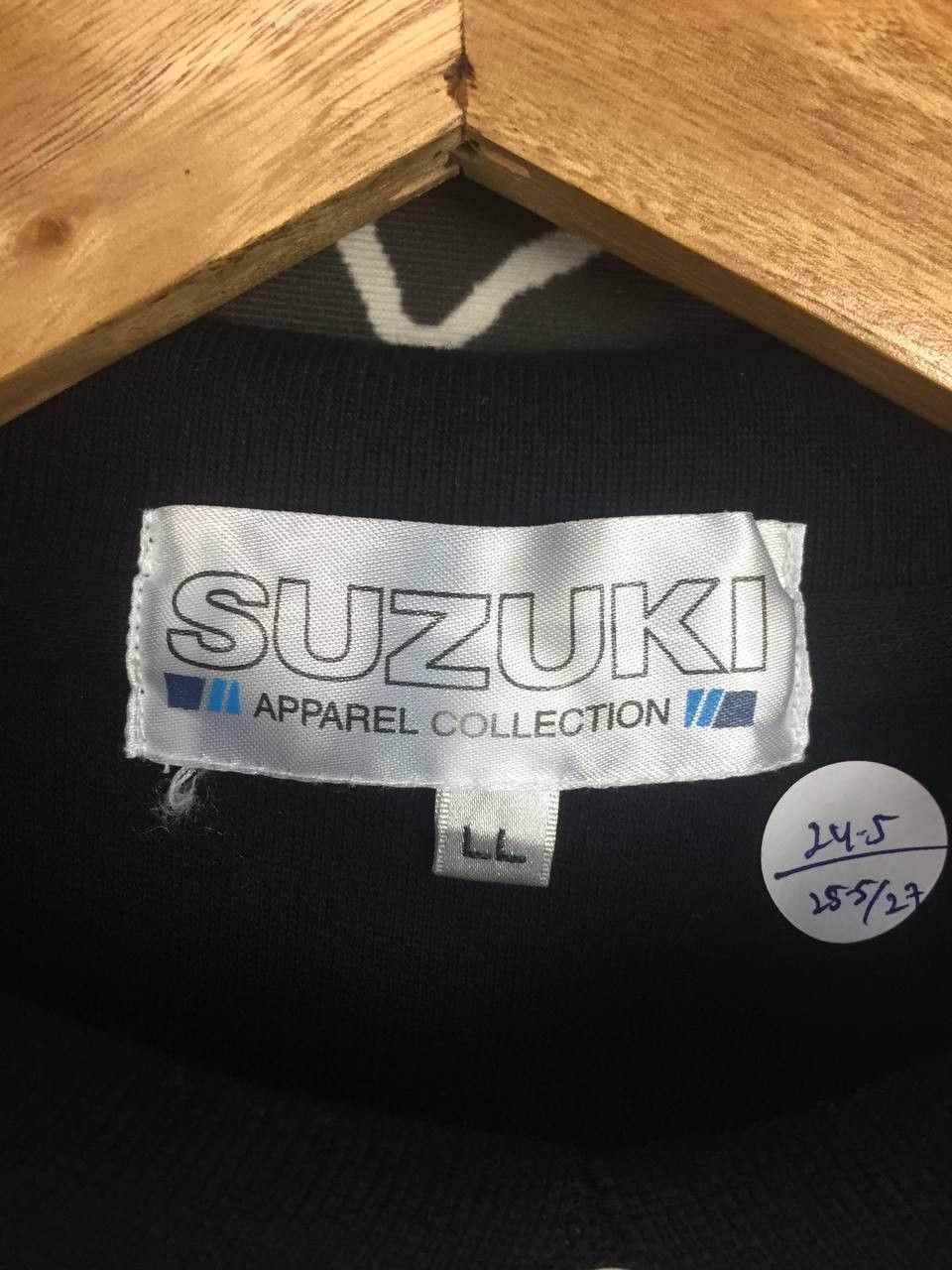 Japanese Brand × Vintage Vtg Suzuki Apparel Collection Rainbow Bar Code Polo Tee Size US XL / EU 56 / 4 - 6 Thumbnail