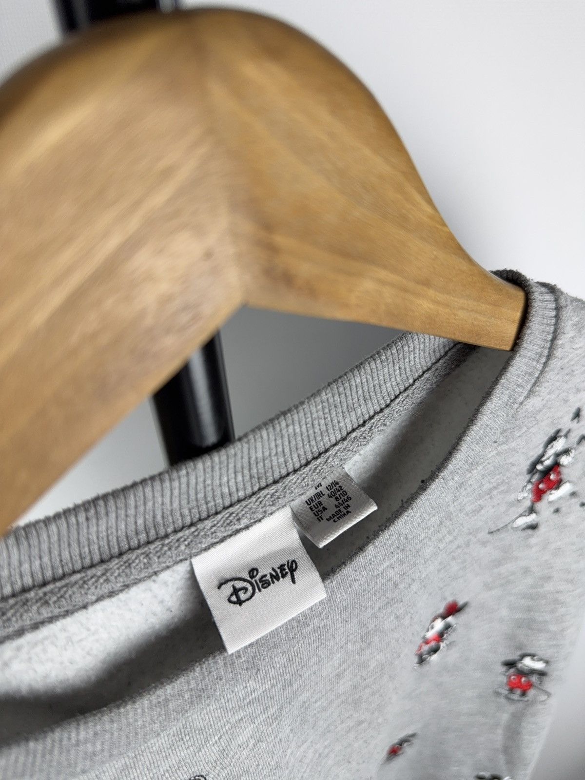 Mickey Mouse Vintage 00s Disney Multi Logo Micky / Mini Mouse Sweatshirt Size M / US 6-8 / IT 42-44 - 6 Thumbnail