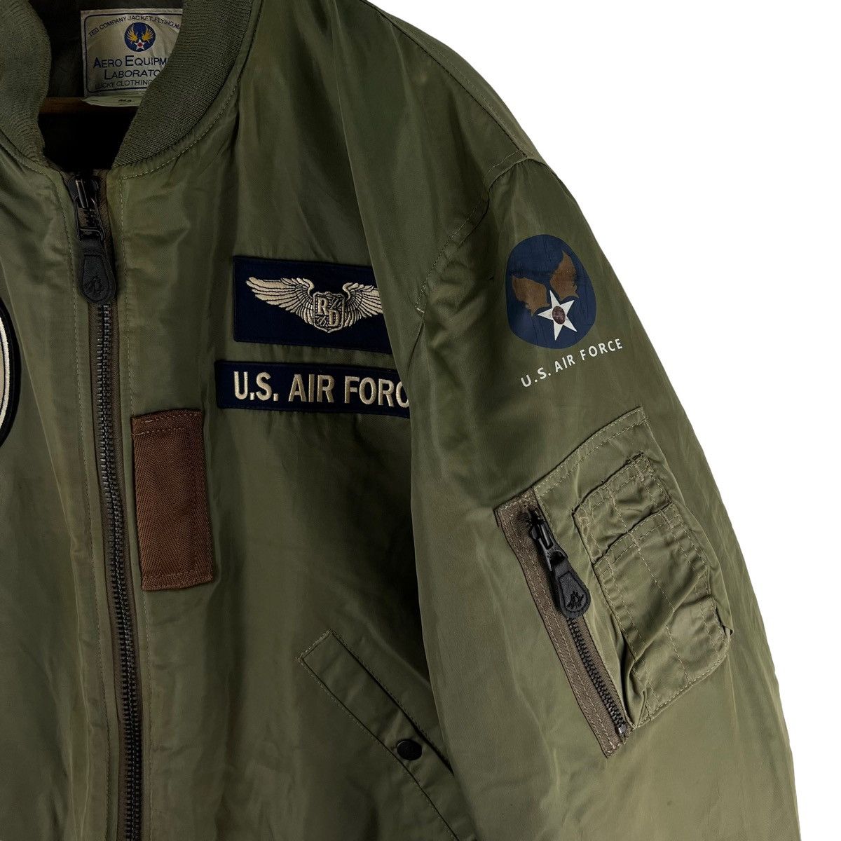 Vintage 🔥90’s Vintage Flight Bomber Jacket Ma-1 Riot Ted Company Size US M / EU 48-50 / 2 - 8 Thumbnail