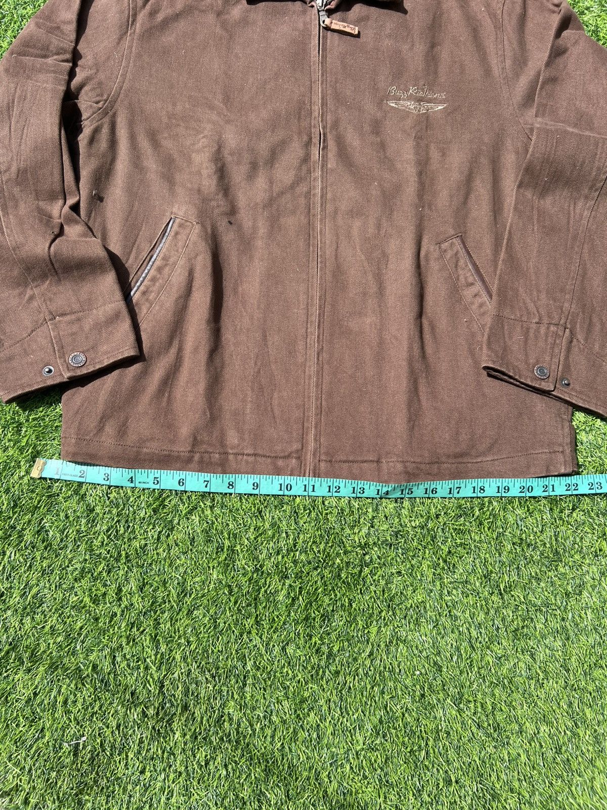 Buzz Rickson's 🦅 Buzz Rickson’s Leather-Collar Canvas Brown Work Jacket- L Size US L / EU 52-54 / 3 - 15 Thumbnail