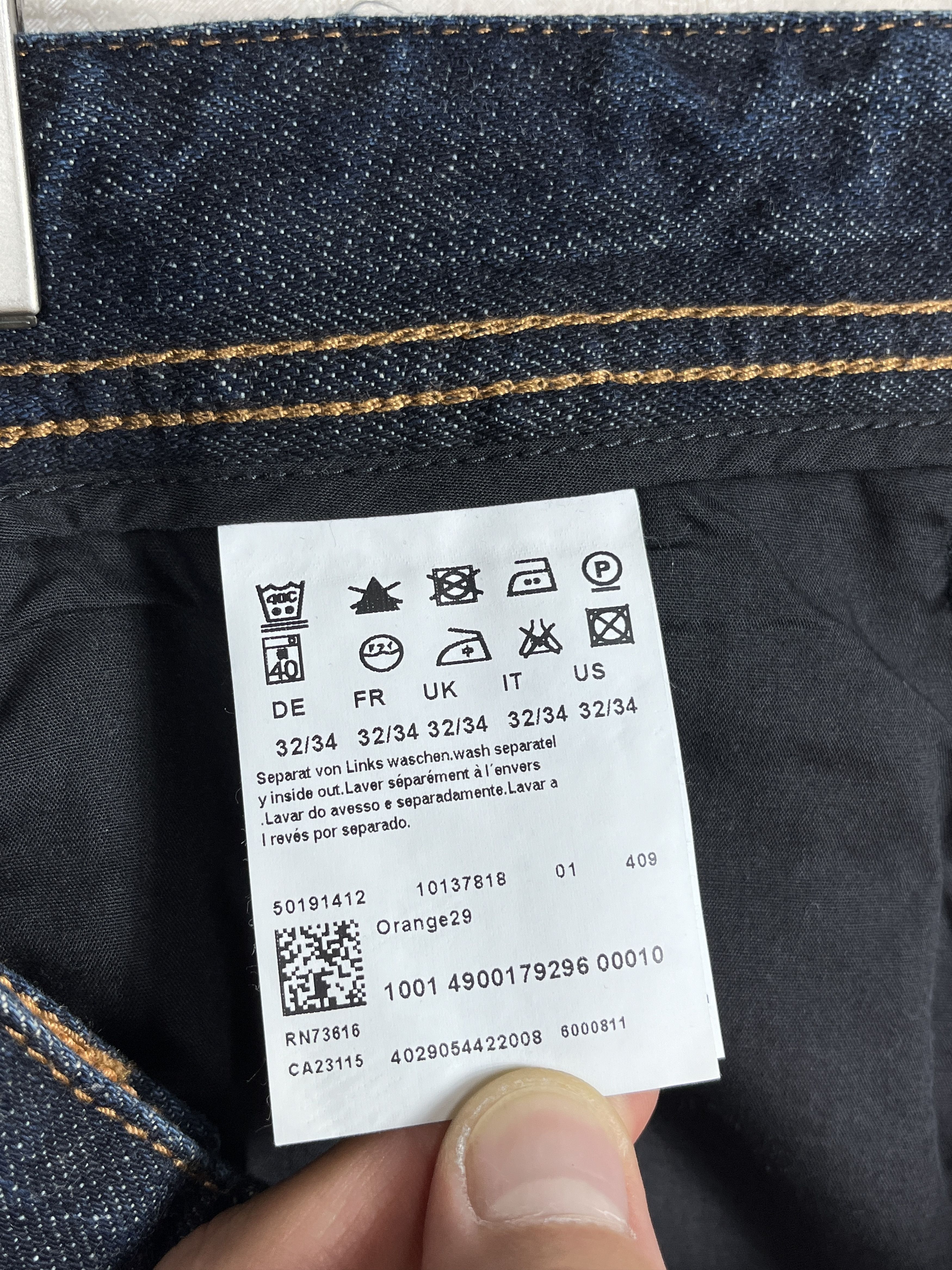 Hugo Boss Hugo Boss Orange Denim Jeans Size US 32 / EU 48 - 15 Thumbnail