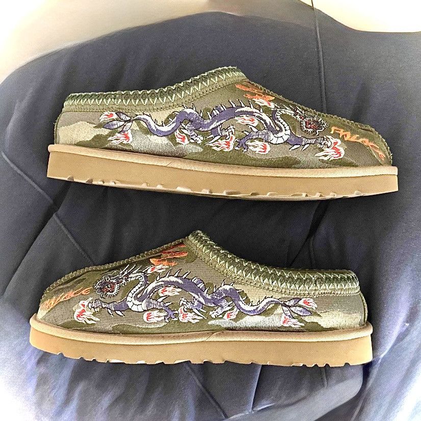 Palace x Ugg Tasman Slipper Burnt Olive Camo
