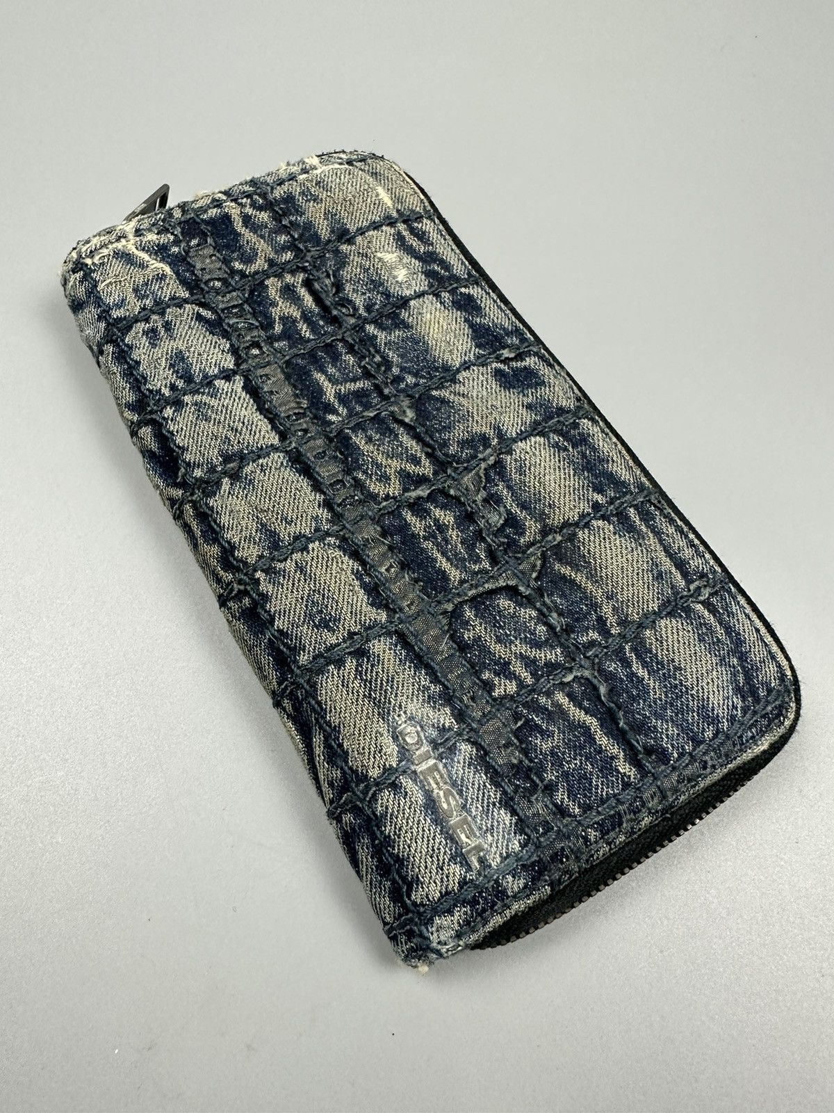 Diesel × Vintage Vintage Diesel Boro Denim Wallet Size ONE SIZE - 3 Thumbnail