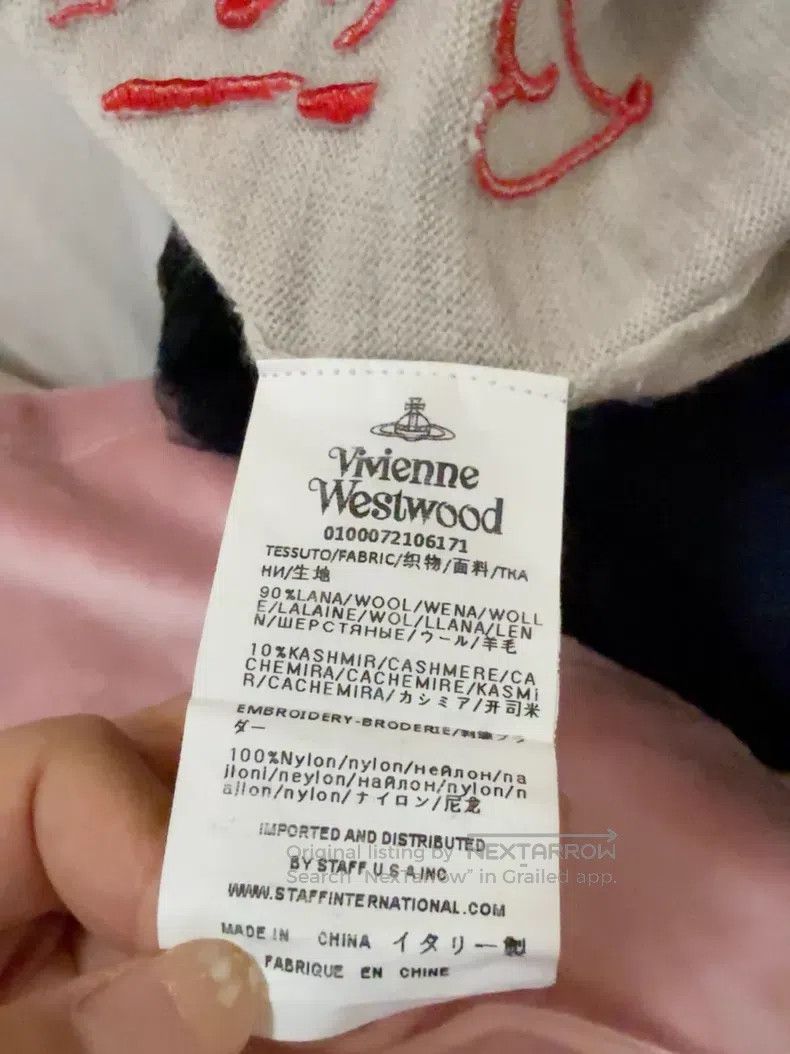 Vivienne Westwood Vivienne Westwood V-Neck Knit Top Size M / US 6-8 / IT 42-44 - 3 Thumbnail