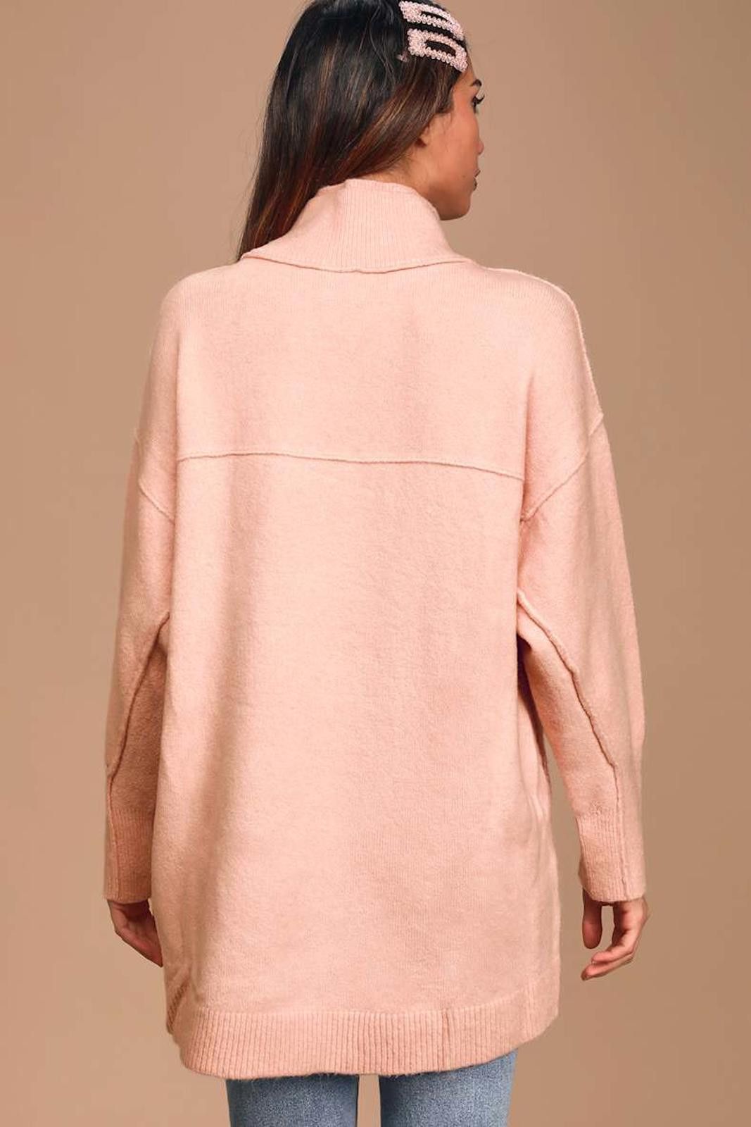 Free People Free People Afterglow Tunic Sweater XS oversized Size XS / US 0-2 / IT 36-38 - 2 Thumbnail