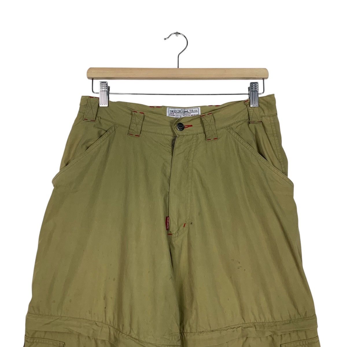 Ecko Unltd. ECKO 3 Ways Detachable Cargo Green Sweatpants #1835-C80 Size US 32 / EU 48 - 2 Thumbnail