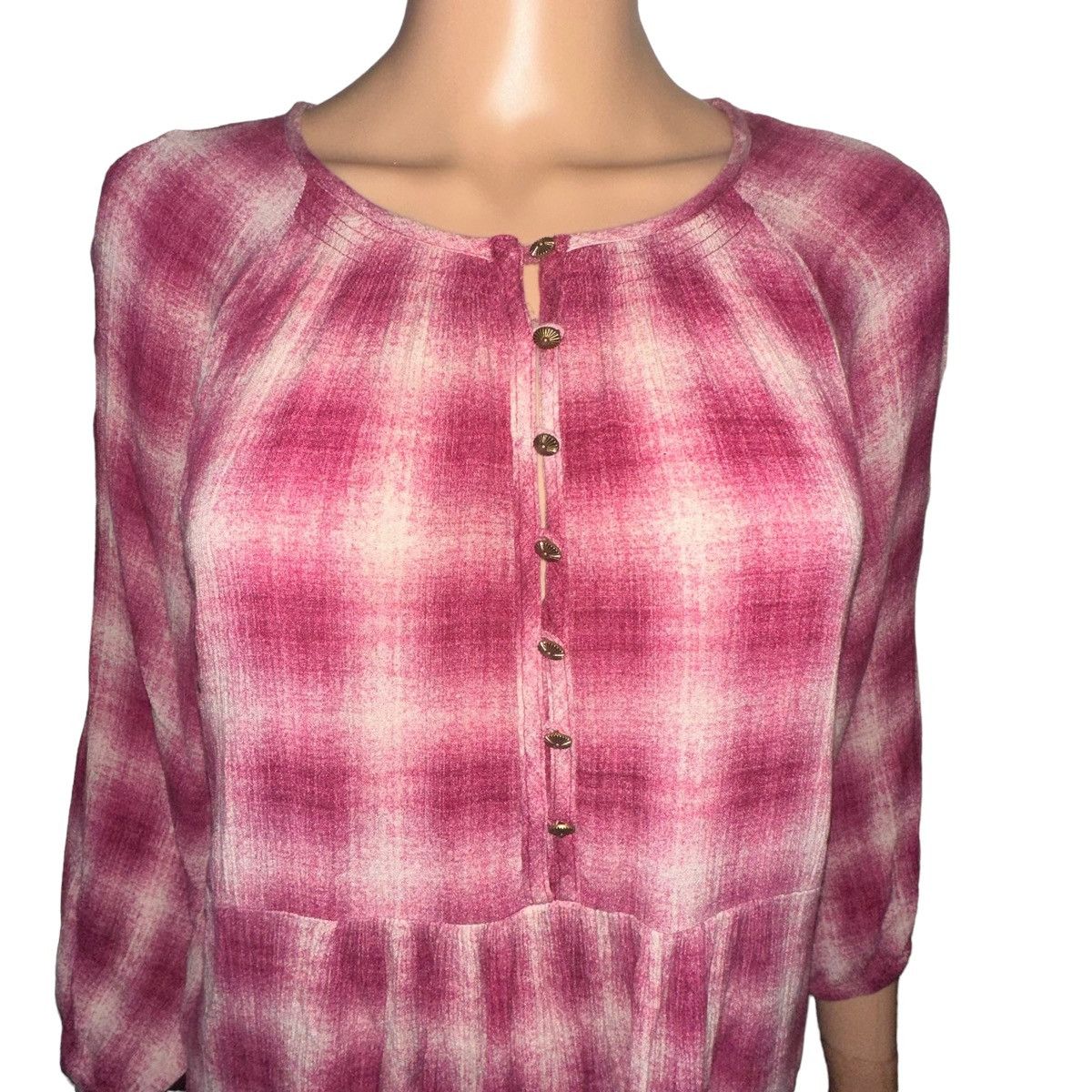 Anthropologie Anthropologie Maeve plaid peplum top Size M / US 6-8 / IT 42-44 - 8 Thumbnail