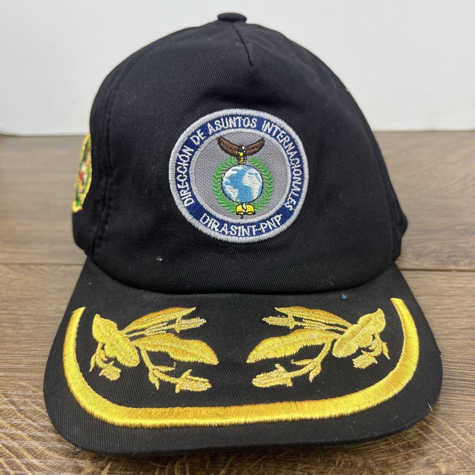 Other Direccion De Asuntos Hat Dirasint PNP Adjustable Hat Black H Size ONE SIZE - 4 Thumbnail