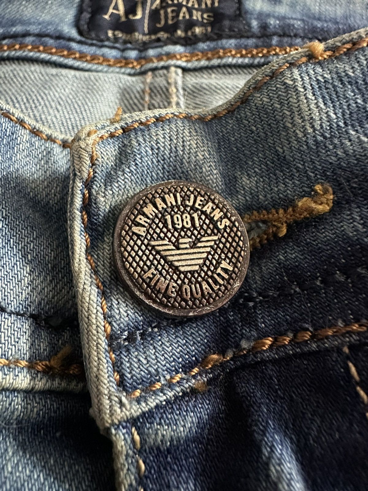 Armani Armani Vintage Denim Jeans Streetwear Rare Size US 38 / EU 54 - 9 Thumbnail