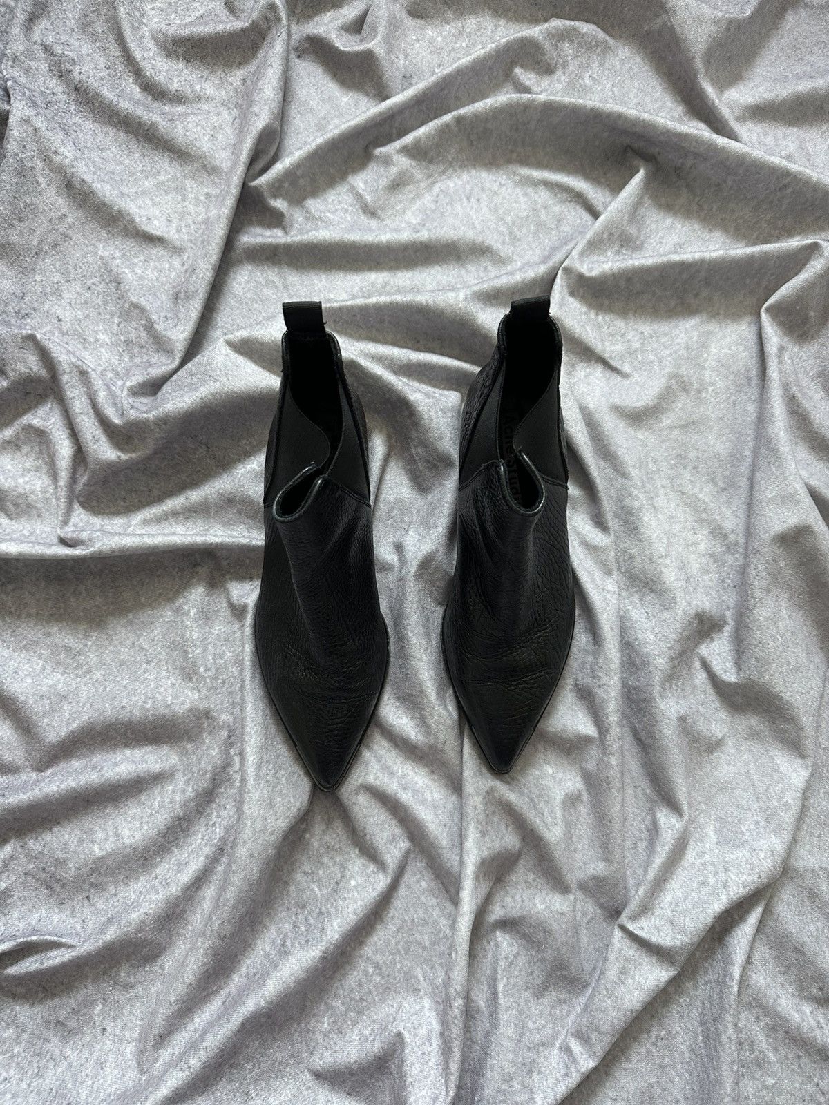 Acne Studios Acne Studios Jensen Ankle Boots In Leather Women Black Size US 6 / IT 36 - 6 Thumbnail