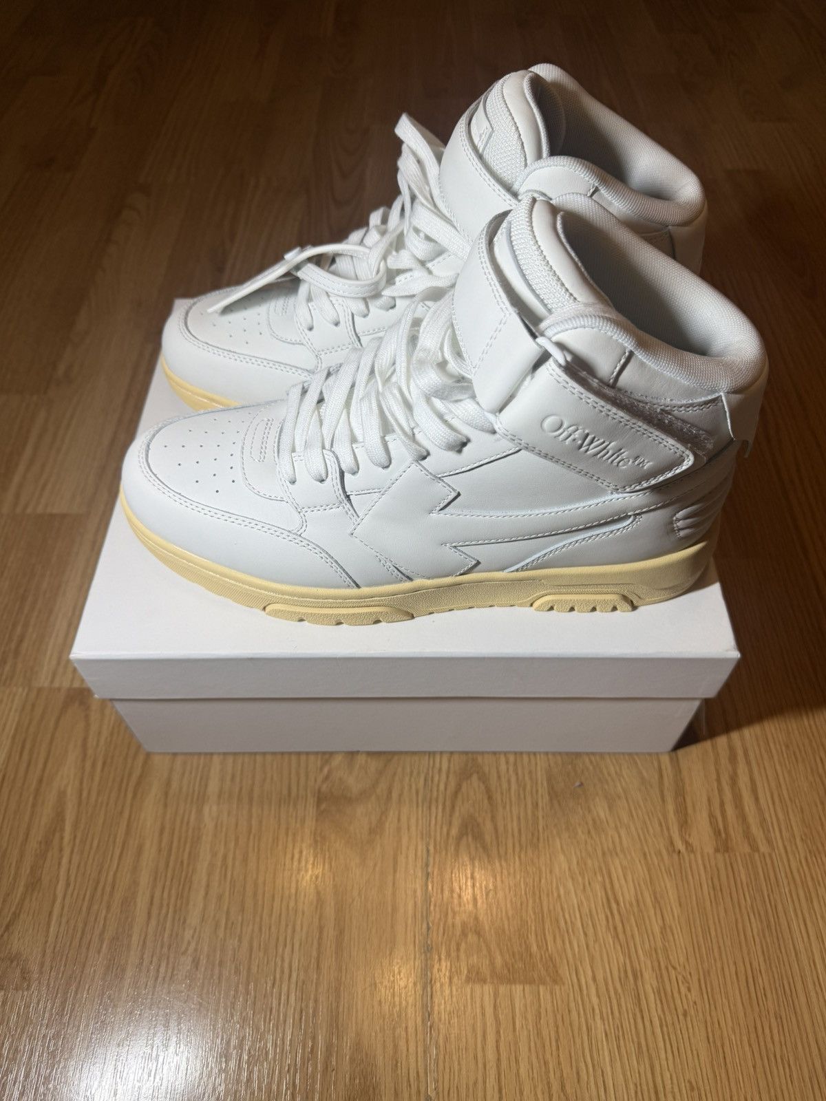Off-White OFF WHITE OUT OF OFFICE MID WHITE WHITE Size US 9 / EU 42 - 3 Thumbnail