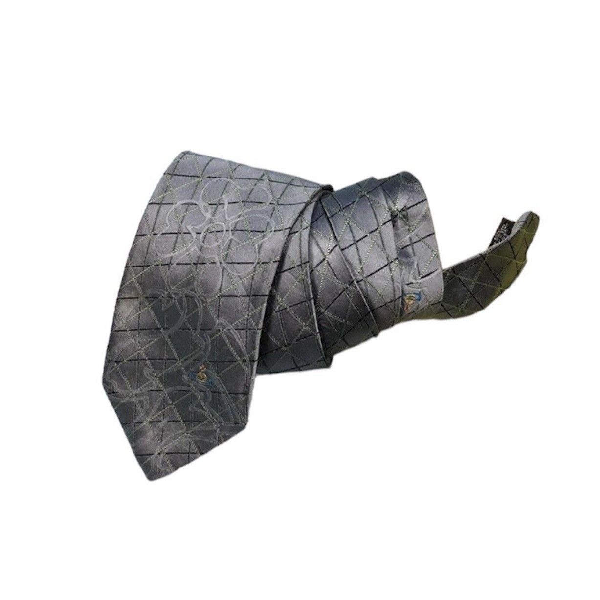 Designer Vivienne Westwood Floral Silk Necktie Size ONE SIZE - 1 Thumbnail