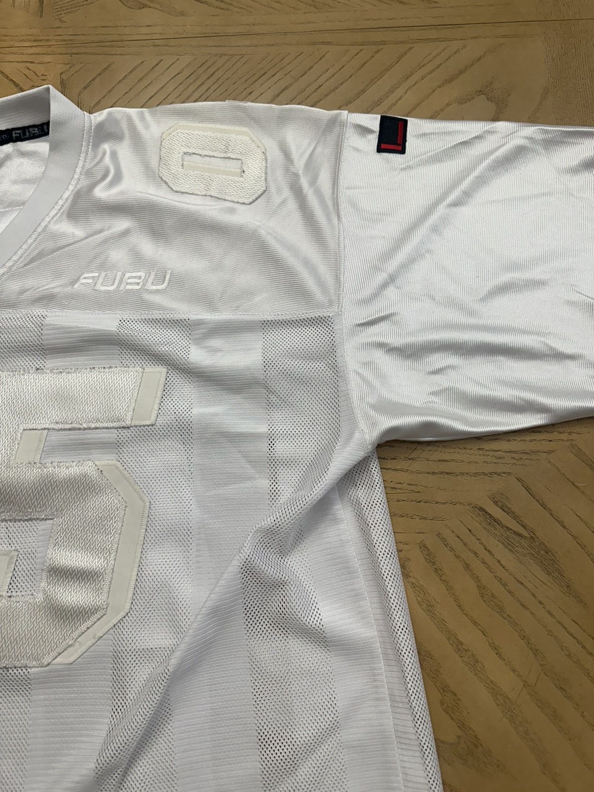 Fubu vintage monochrome FUBU "05" mesh football jersey Size US XXL / EU 58 / 5 - 4 Thumbnail