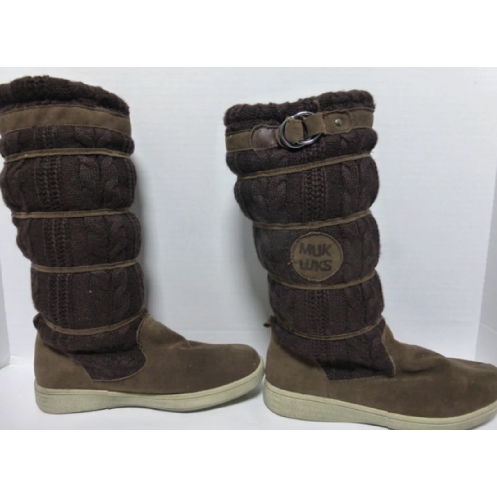 Vintage MUK LUKS Boot Womens Brown Size 7 Adult Shoes 7 MUK LUKS Booties Brown Size 7 Womens Size US 7 / IT 37 - 4 Thumbnail