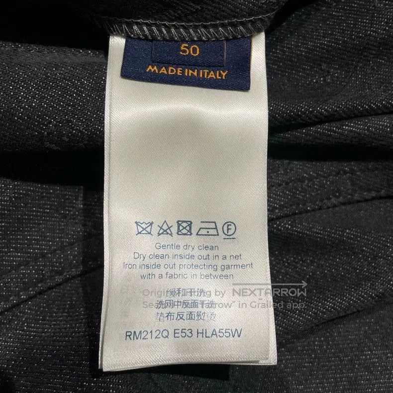 Louis Vuitton LV Black Gray Denim Jacket. Size US L / EU 52-54 / 3 - 4 Thumbnail