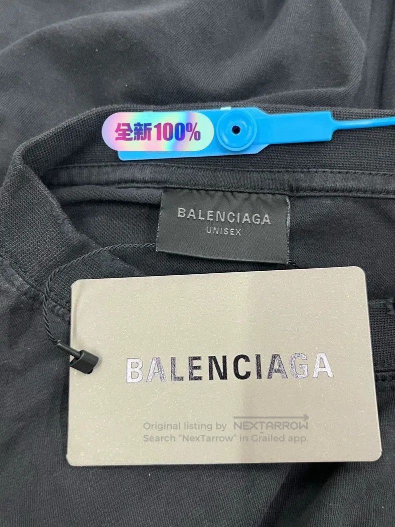 Balenciaga Balenciaga 360 Digital Print Batwing T-Shirt. Size US XS / EU 42 / 0 - 5 Thumbnail