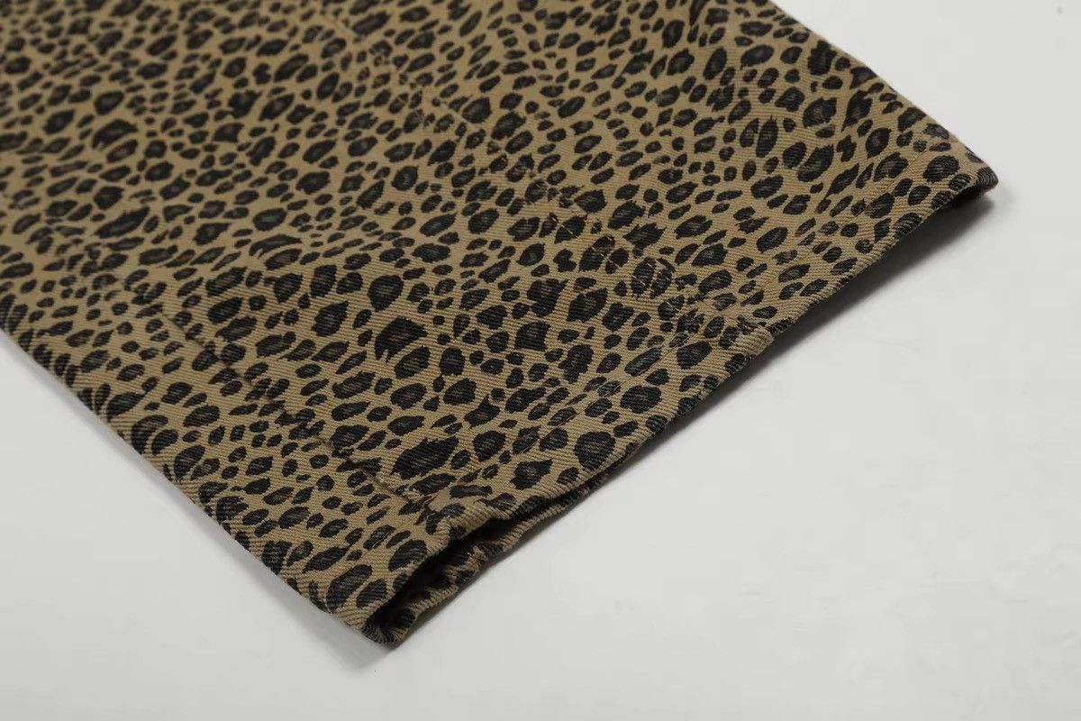 Japanese Brand Streetwear Leopard Trendy Loose Wide Leg Pants Jeans Size US 33 - 7 Thumbnail