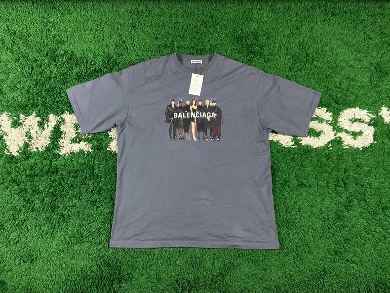Balenciaga Balenciaga Gray portrait short sleeve XL size Size US XL / EU 56 / 4 - 1 Thumbnail