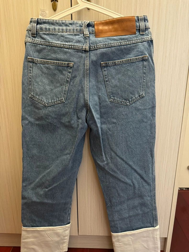 Loewe LOEWE sizeM Classic denim flared trousers Size 27" / US 4 / IT 40 - 4 Thumbnail