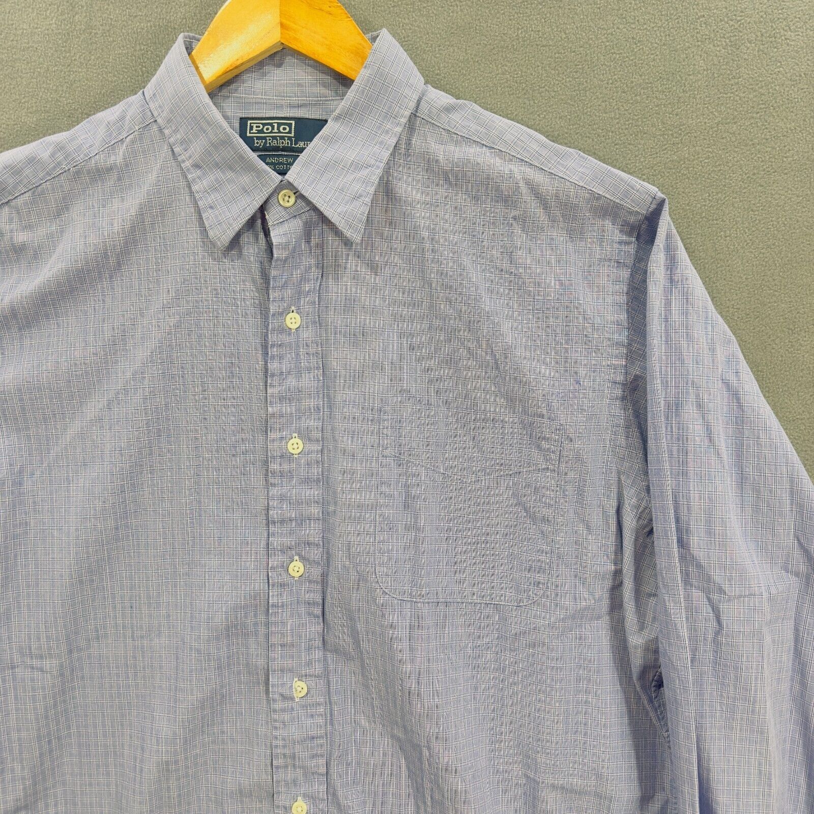 Ralph Lauren Polo Ralph Lauren Dress Shirt Button Up Mens 16 1/2 36/37 Size US XL / EU 56 / 4 - 1 Thumbnail