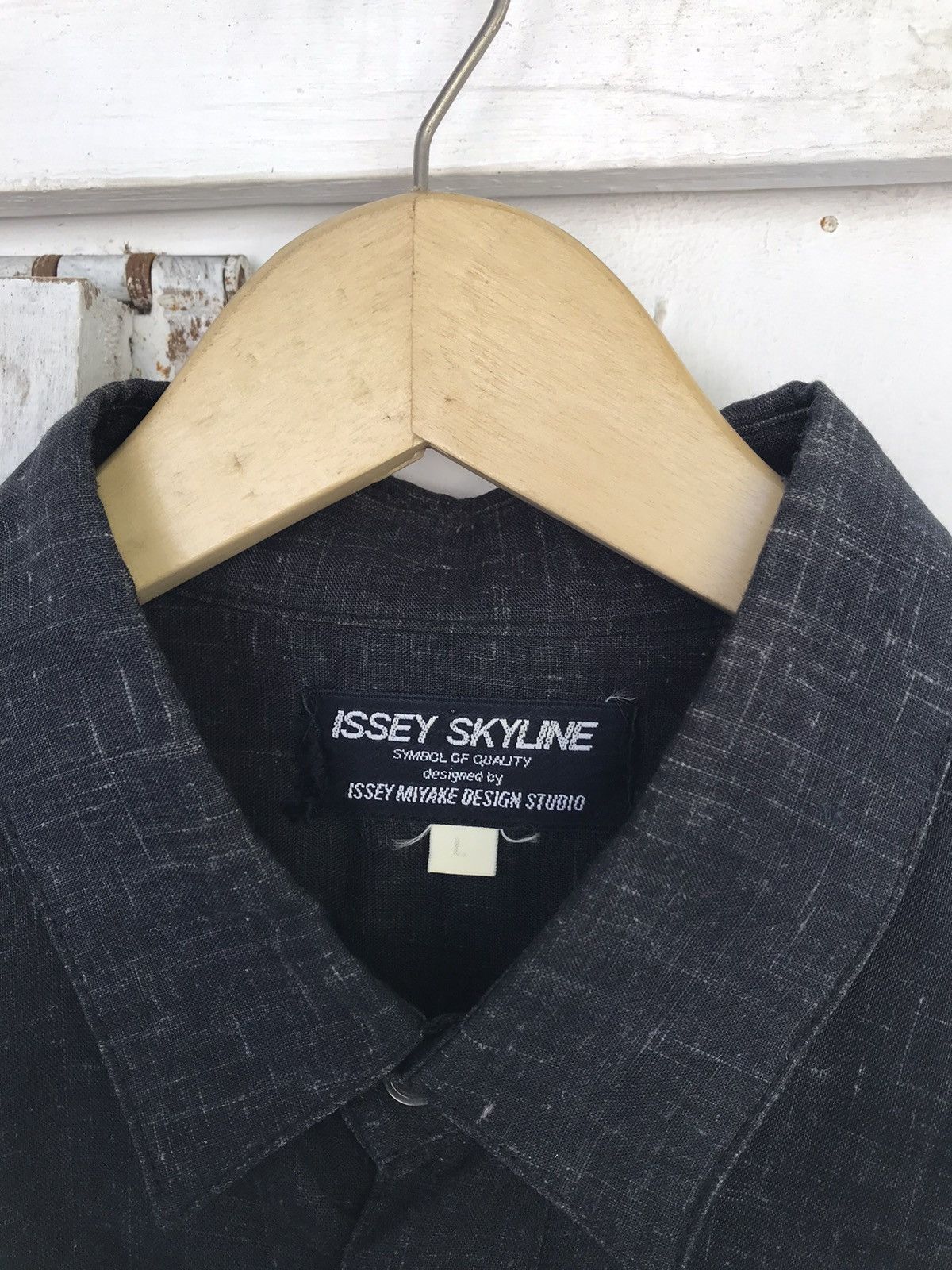 Issey Miyake × Japanese Brand × Vintage Vintage Issey Skyline Shirts Size US L / EU 52-54 / 3 - 6 Thumbnail
