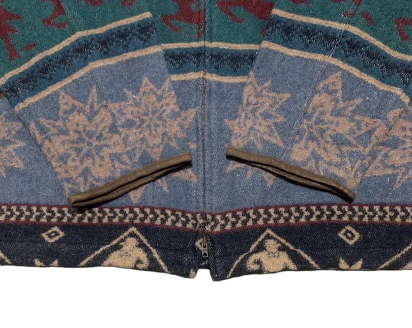 L.L. Bean Vintage 90s L.L Bean Navajo Jacket Hoodie Size US L / EU 52-54 / 3 - 2 Thumbnail