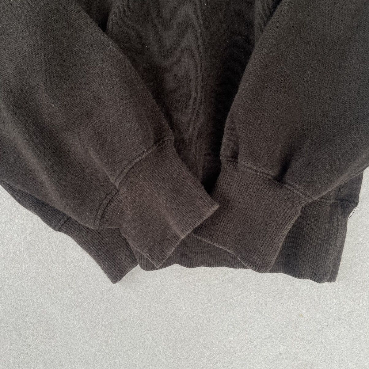 Nike Vintage 90s Nike Big Swoosh Black Crewneck Sweatshirt Size US XL / EU 56 / 4 - 4 Thumbnail