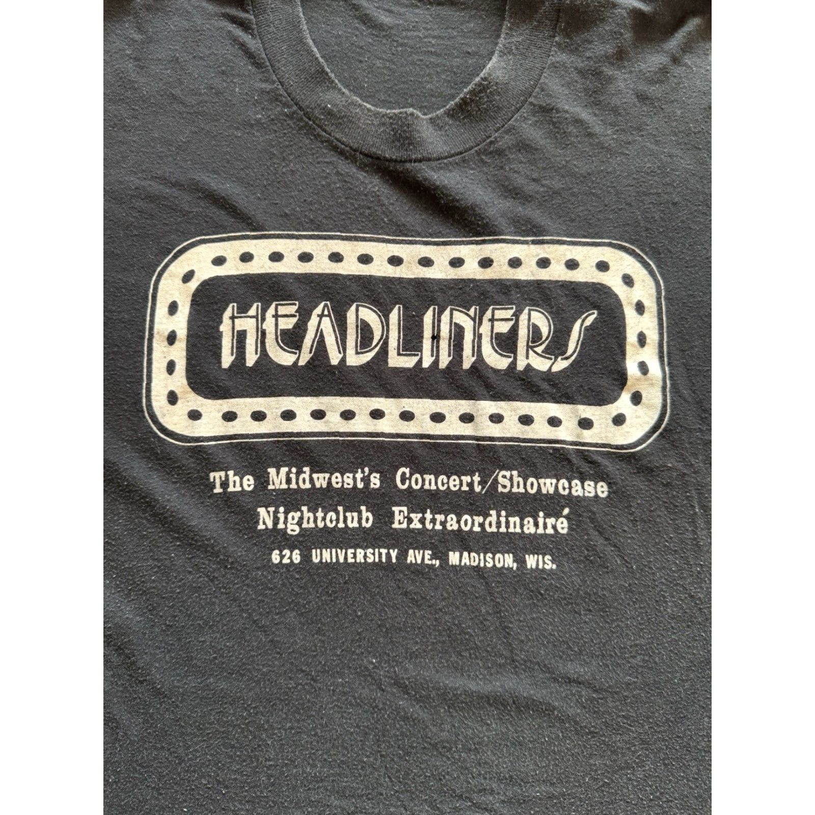 Vintage VINTAGE Headliners Music Madison Wisconsin T Shirt XL RHCP Punk Grunge 80s Size US XL / EU 56 / 4 - 2 Thumbnail