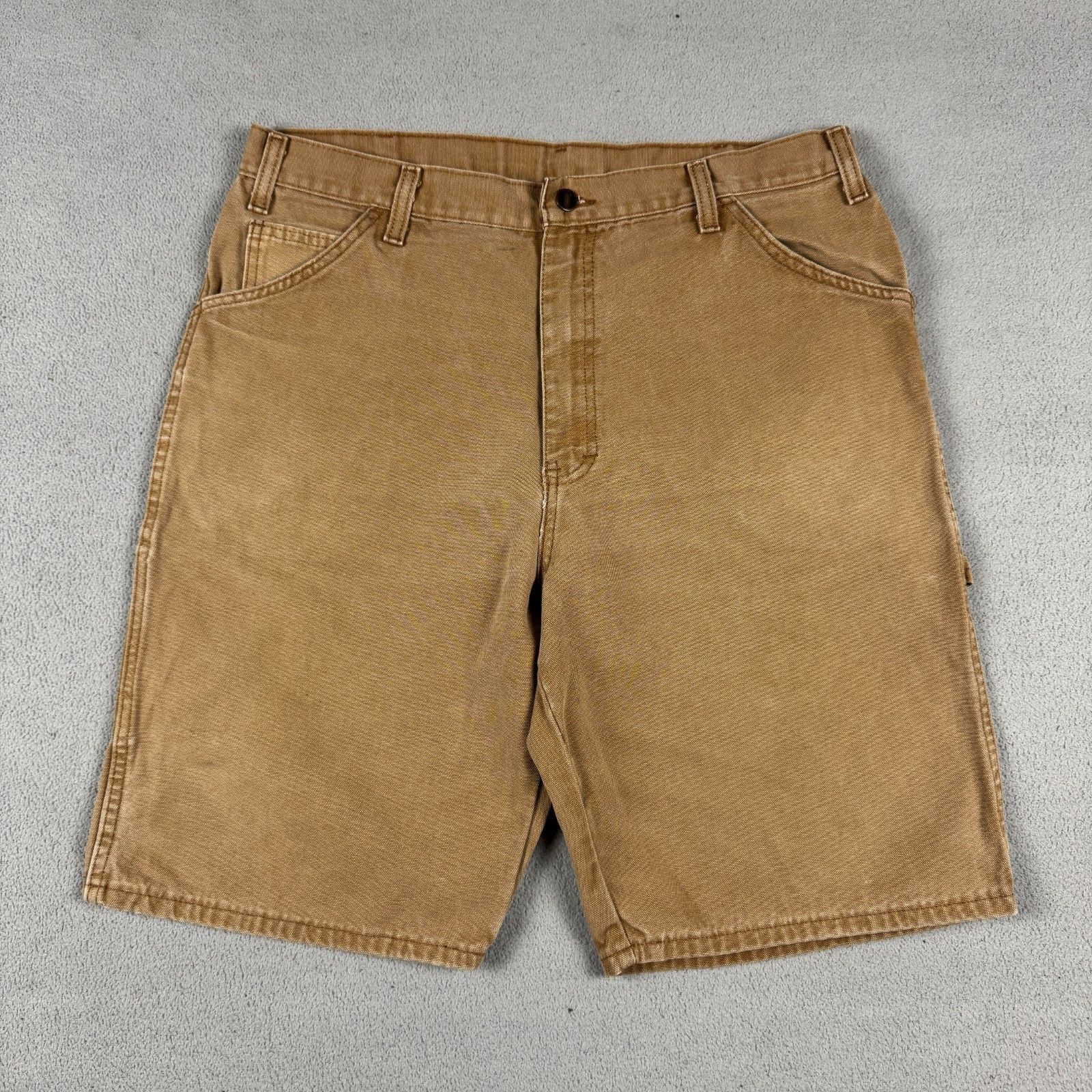 Dickies Dickies Duck Canvas Carpenter Shorts Brown Loose Workwear 36 Size US 36 / EU 52 - 1 Thumbnail
