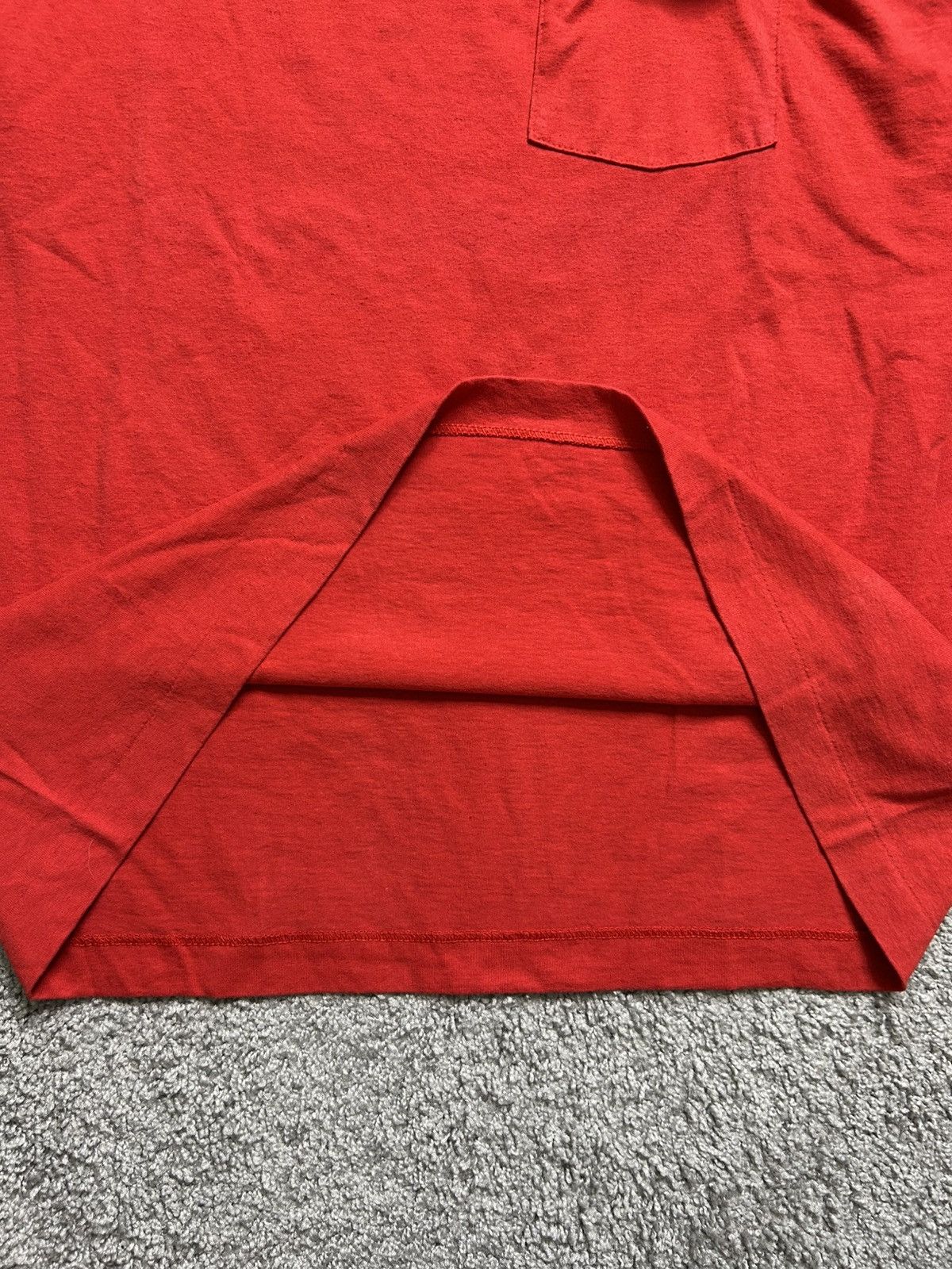 Vintage Vintage 90s BVD Blank Selvedge Pocket Tee Made in USA Single Size US XL / EU 56 / 4 - 5 Thumbnail