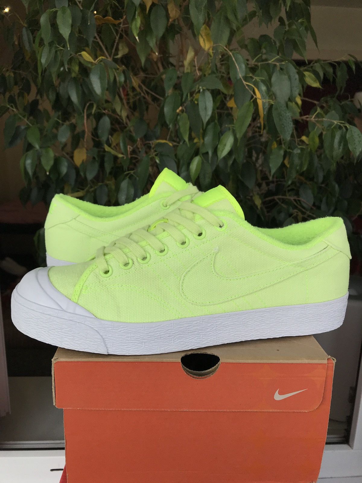 Nike Nike All Court Premium OG “Hot Lime” Dunk Stussy Jordan Size US 9.5 / EU 42-43 - 3 Thumbnail