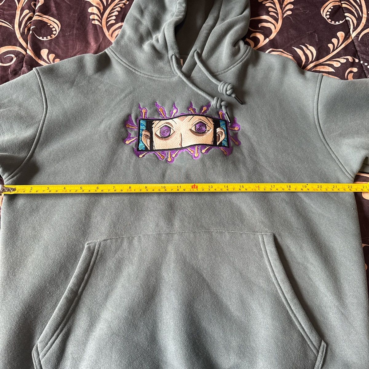 Japanese Brand Noblexin Green Hunter X Hunter Illumi Embroidered Hoodie Size US S / EU 44-46 / 1 - 4 Thumbnail