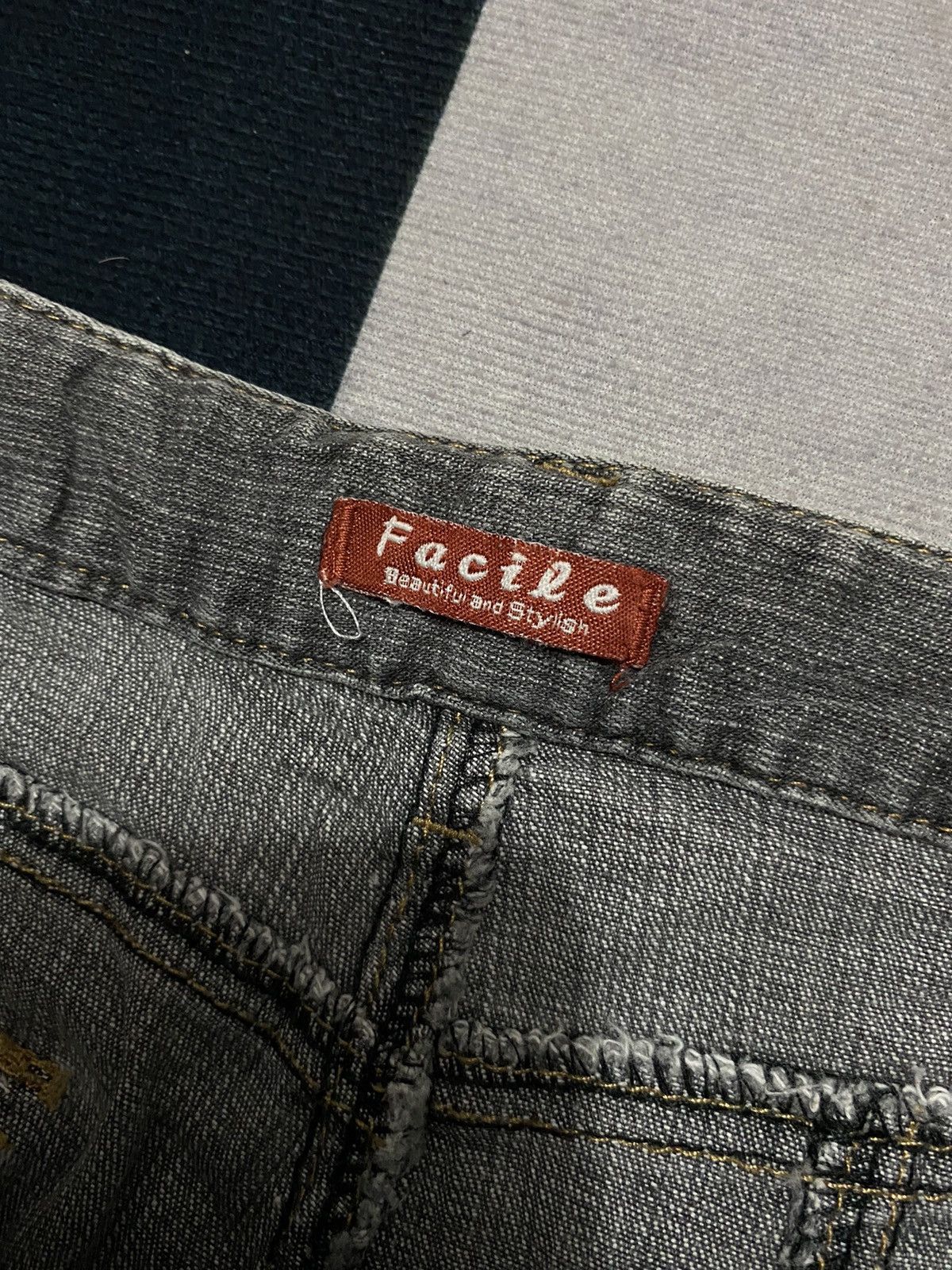Vintage FECILE BOOTCUT DENIM PANTS Size US 30 / EU 46 - 6 Thumbnail