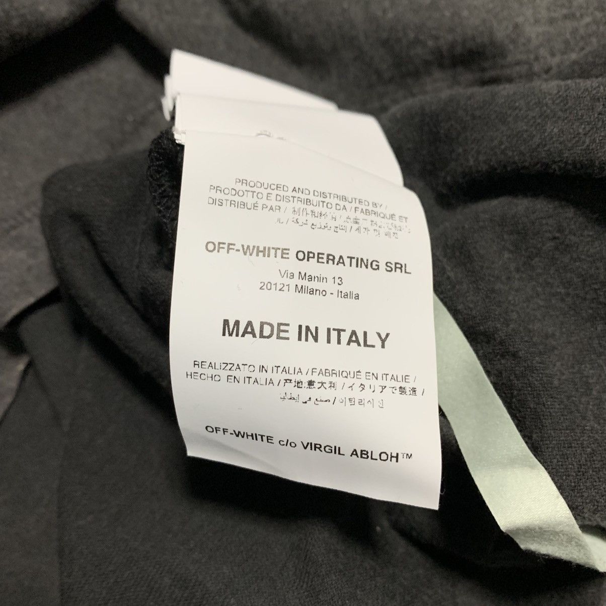 Off-White Off White Medium Olympic Ld99 Swans Washed Grey Tee Virgil Size US M / EU 48-50 / 2 - 7 Thumbnail