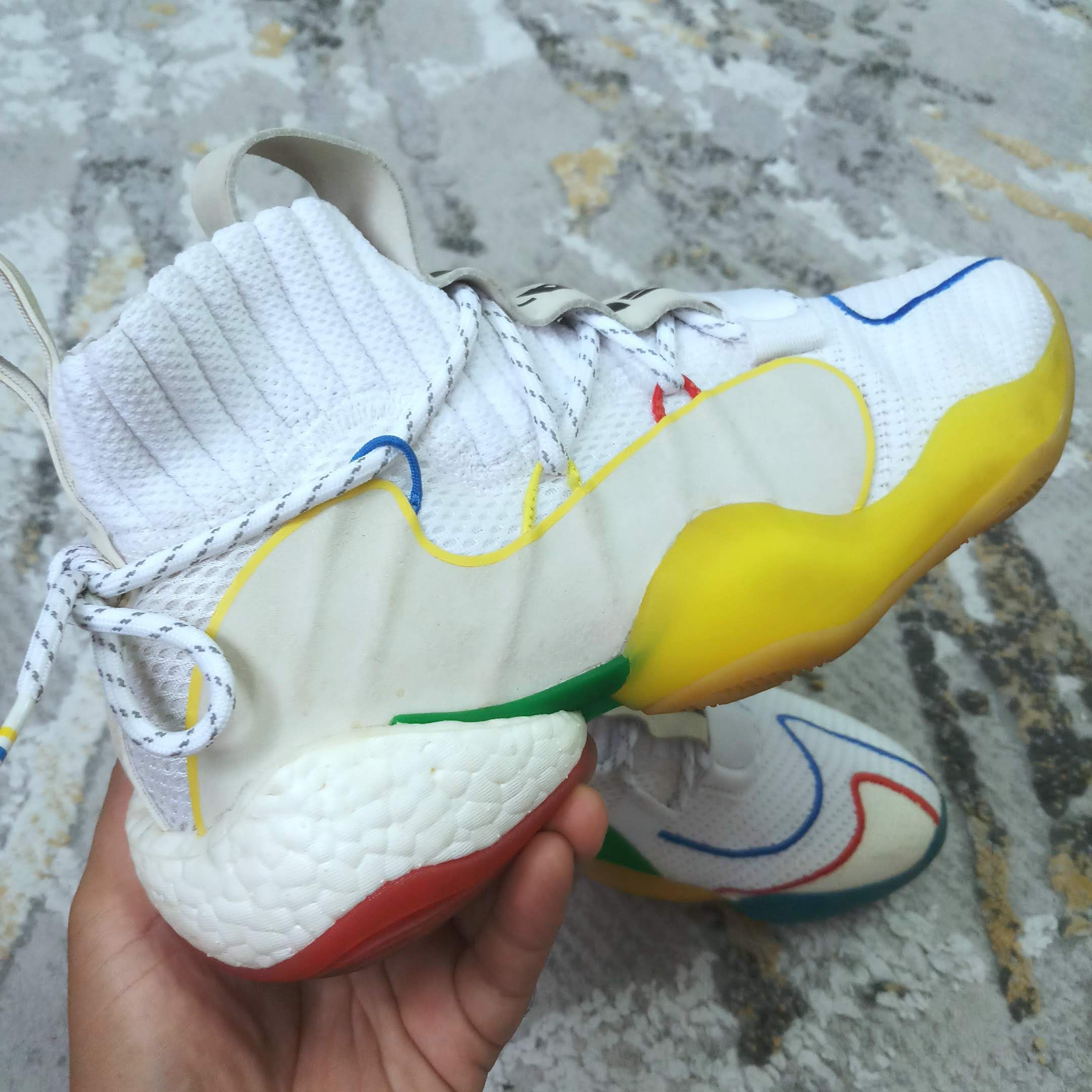 Adidas × Pharrell Adidas x Pharrell Williams Crazy BYW LVL X Shoes Size US 9.5 / EU 42-43 - 10 Thumbnail