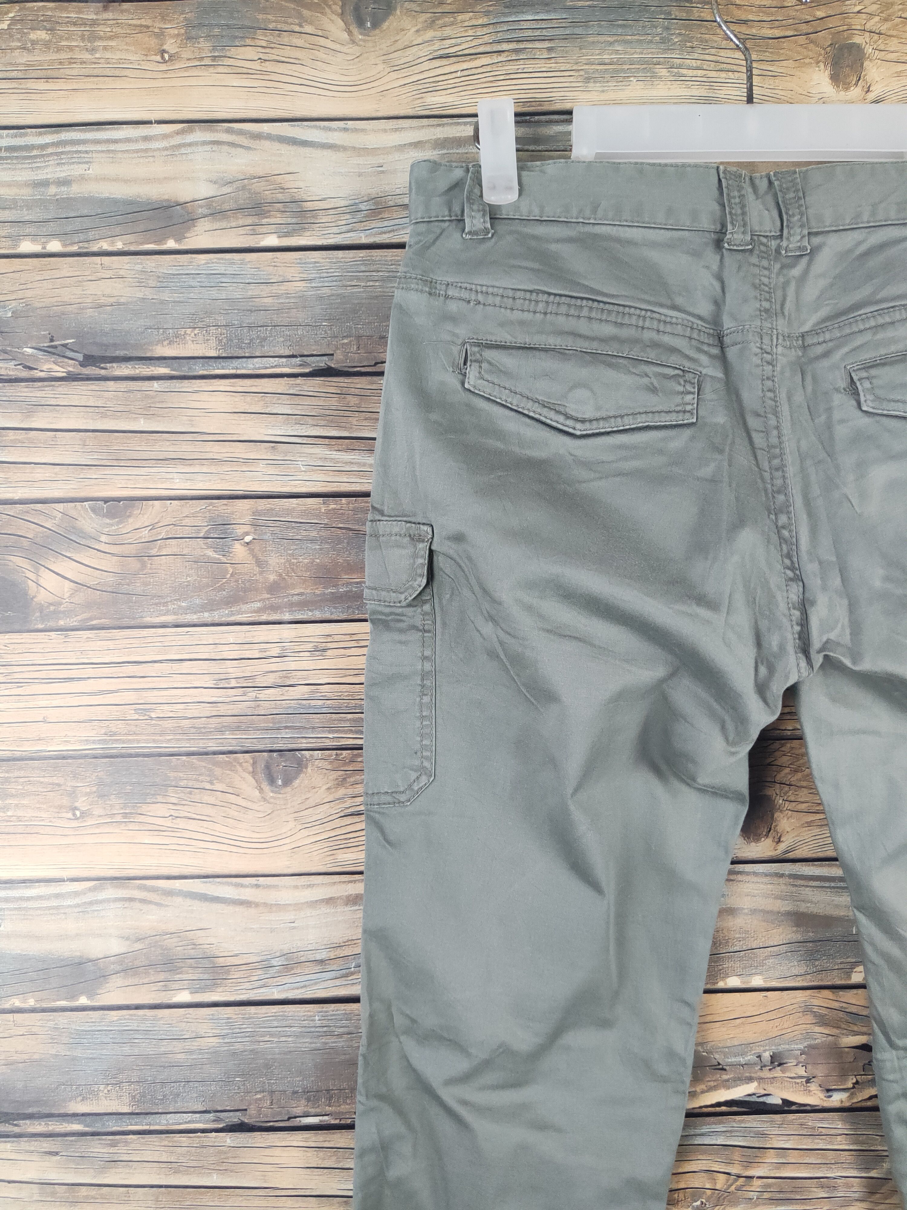 LOWRYS FARM DL Lepsim-Lowrys Farm Green Multipocket Cargo Pants #751 Size US 31 - 8 Thumbnail