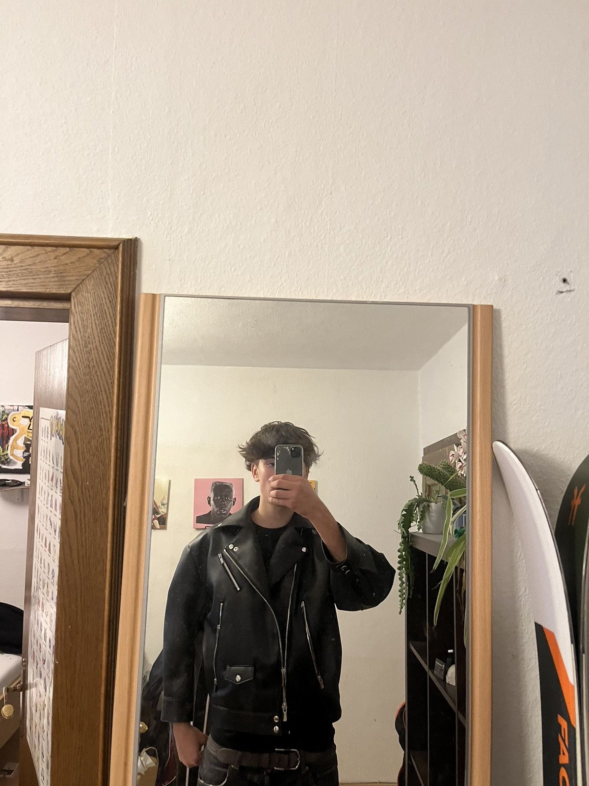 Comme des Garcons × Noir Kei Ninomiya COMME DES GARCONS X NOIR KEI NINOMIYA LEATHER BOMBER JACKET Size US S / EU 44-46 / 1 - 2 Thumbnail