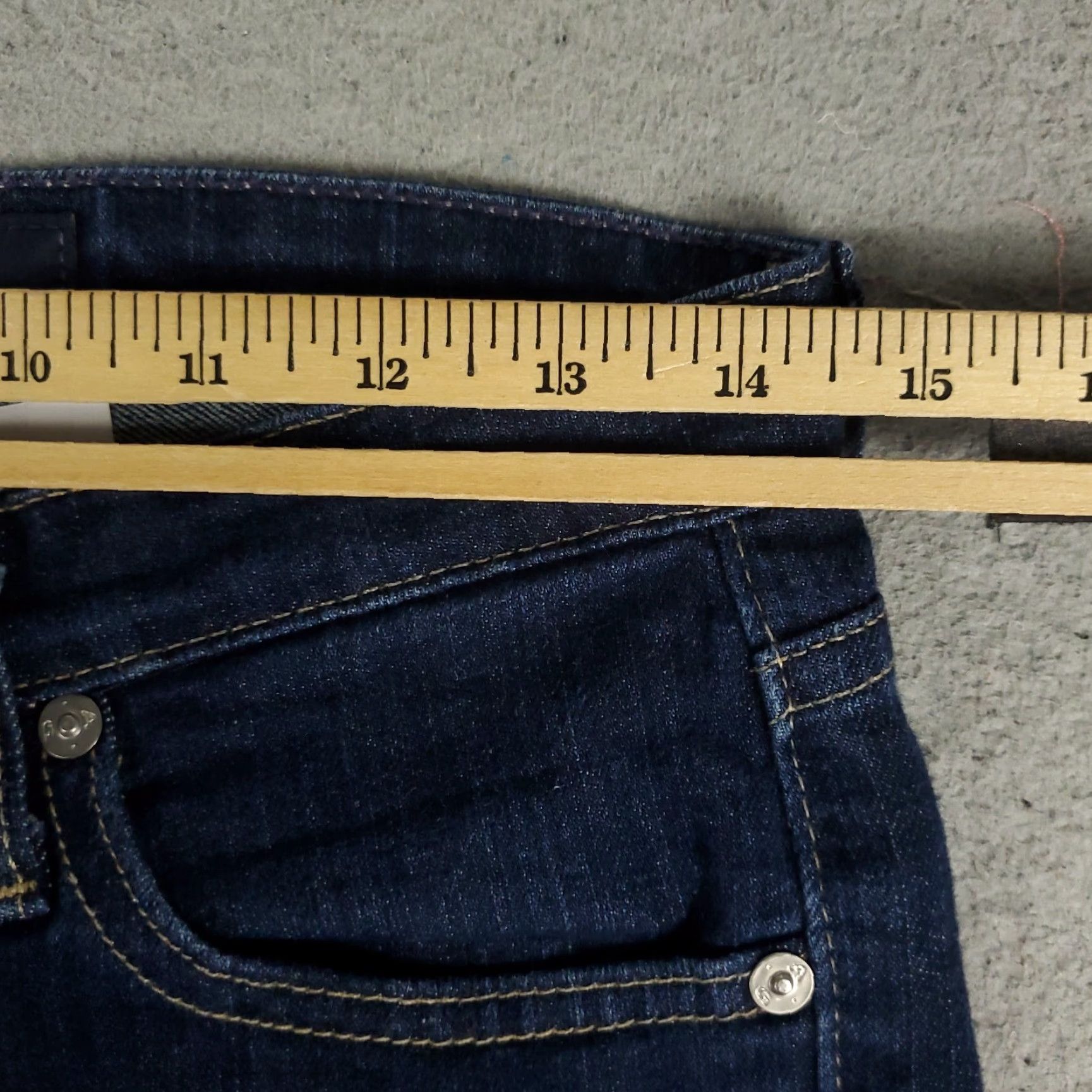 Vintage VINTAGE AG Adriano Goldschmied Jeans Womens 27x30 Skinny Cigarette Leg Denim Blue 2010s Size 27" / US 4 / IT 40 - 3 Thumbnail