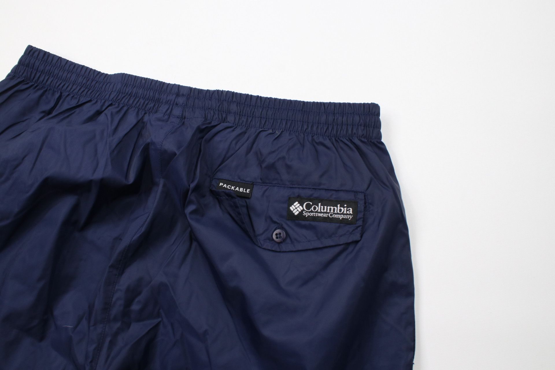 Columbia Vintage 90s Columbia Wide Leg Packable Hiking Rain Pants Size US 36 / EU 52 - 14 Thumbnail