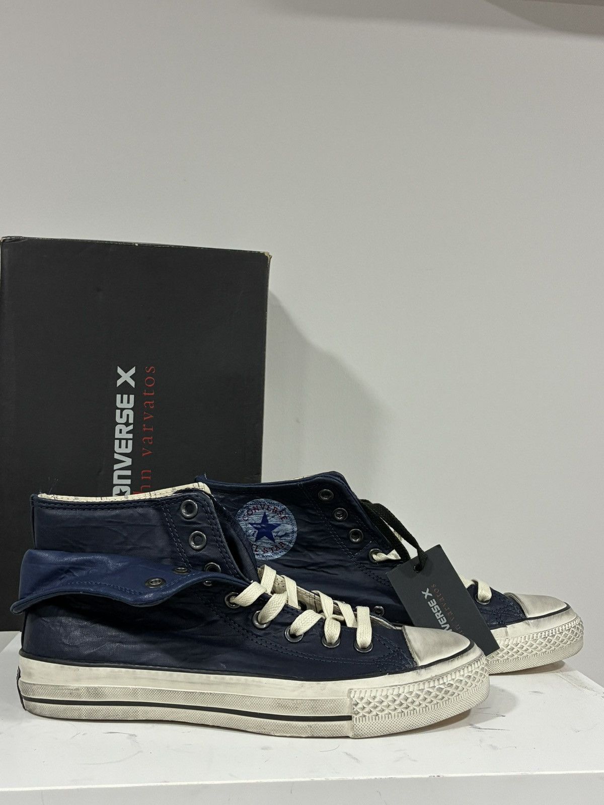 Converse Punk sneaker blue leather EU 40.5 USA 7.5 Size US 9.5 / IT 39.5 - 3 Thumbnail