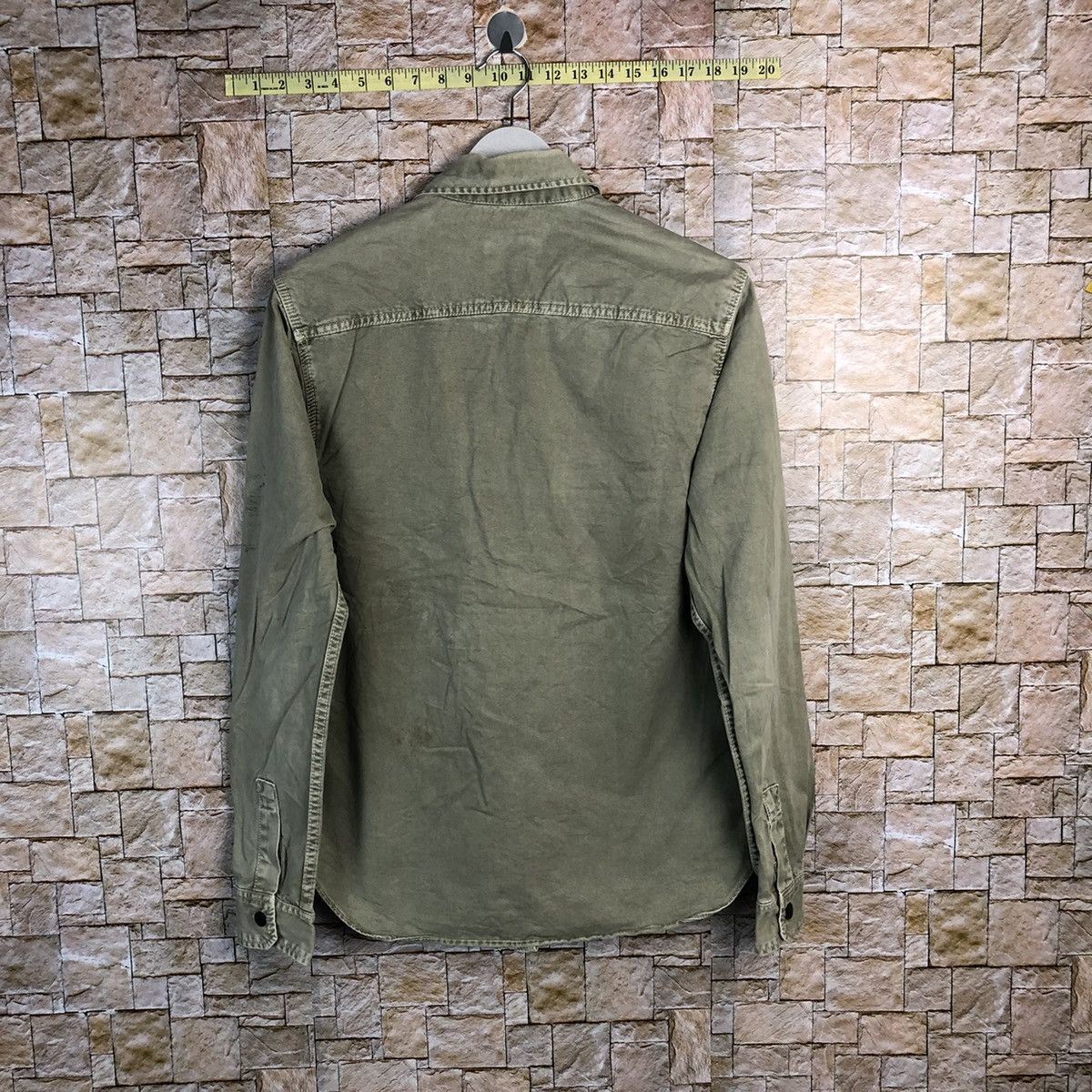 Japanese Brand Japanese Brand Green vintage jacket shirt #A217 Size US M / EU 48-50 / 2 - 13 Thumbnail