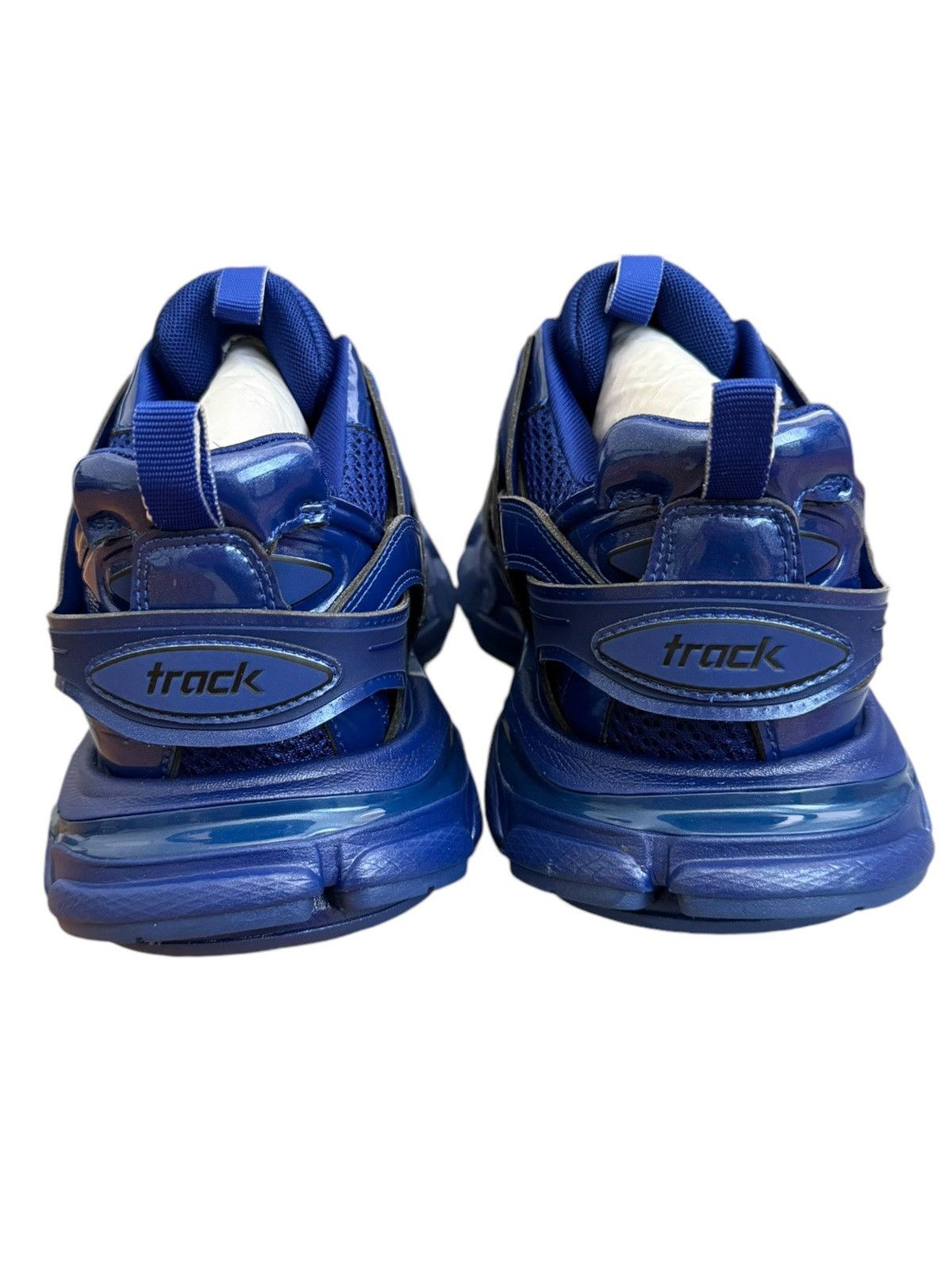 Balenciaga Metallic Blue Track Runner Sneaker Size US 7 / EU 40 - 4 Thumbnail