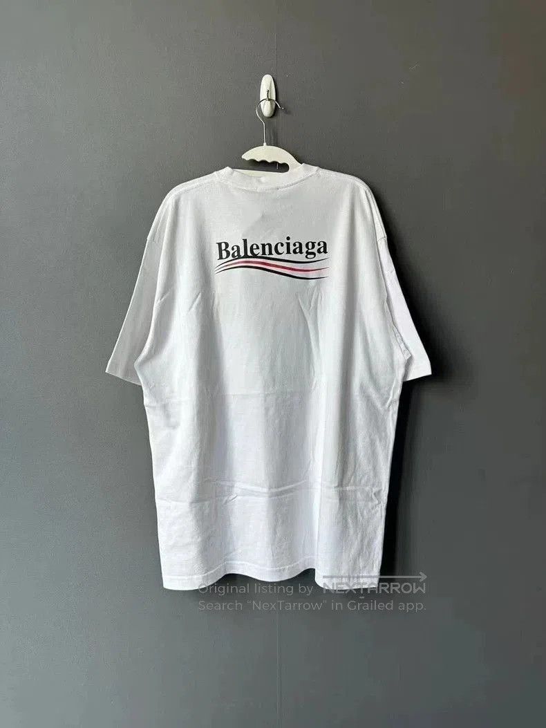 Balenciaga Balenciaga White Coke Logo T. Size US S / EU 44-46 / 1 - 2 Thumbnail